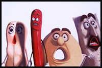 Sausage Party - Speed Drawing