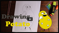 Drawing Sausage Party Characters (Potato)