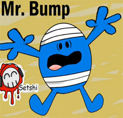 How to draw Mr. Bump the Mr. Men Show : Mr. Men Step by Step Drawing Lessons