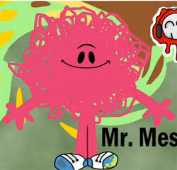 How to draw "Mr. Messy" From the Mr. Men Show : Mr. Men Step by Step Drawing Lessons