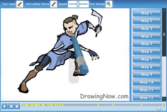 How to Draw Sokka Avatar the Airbender