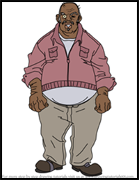 How to Draw Uncle Ruckus from The Boondocks
