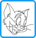 How to Draw Tom & Jerry - Tom