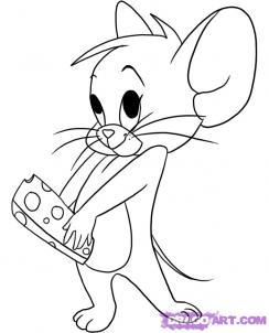 How To Draw Tom And Jerry Cartoon Characters Drawing