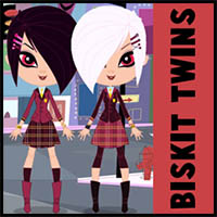 How to Draw The Biskit Twins – Brittany and Whittany Biskit – from Littlest Pet Shop