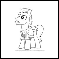 how to draw silver shill from my little pony - friendship is magic