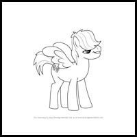 how to draw boy bullies dumb-bell from my little pony - friendship is magic