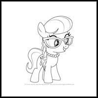 how to draw silver spoon from my little pony - friendship is magic