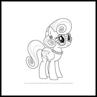 how to draw mrs. shy from my little pony - friendship is magic