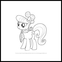 how to draw suri polomare from my little pony - friendship is magic