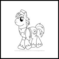 how to draw joe from my little pony - friendship is magic