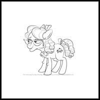 how to draw apple rose from my little pony - friendship is magic