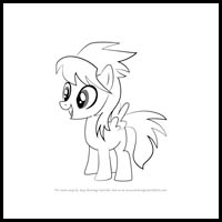 how to draw cloud chaser from my little pony - friendship is magic