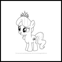 how to draw diamond tiara from my little pony - friendship is magic