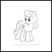 how to draw sweetie drops from my little pony - friendship is magic