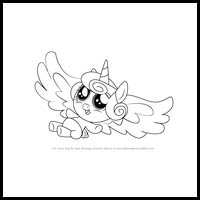 how to draw flurry heart from my little pony - friendship is magic