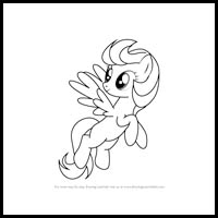 how to draw clear skies from my little pony - friendship is magic