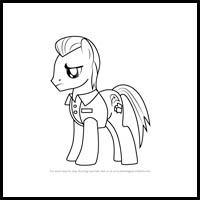 how to draw davenport from my little pony - friendship is magic