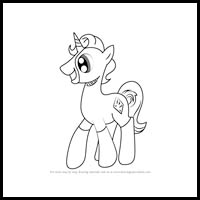 how to draw gaffer from my little pony - friendship is magic