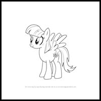 how to draw blossomforth from my little pony - friendship is magic