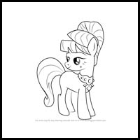 how to draw aunt orange from my little pony - friendship is magic