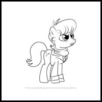 how to draw ms. harshwhinny from my little pony - friendship is magic