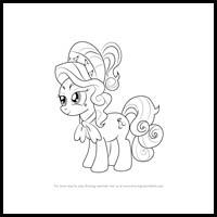 how to draw cherry jubilee from my little pony - friendship is magic