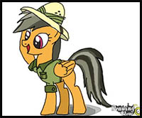 how to draw daring do from my little pony - friendship is magic