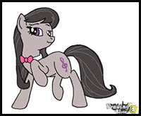 how to draw octavia melody from my little pony - friendship is magic