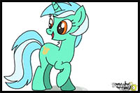 how to draw lyra heartstrings from my little pony - friendship is magic
