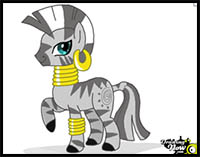 how to draw zecora from my little pony - friendship is magic