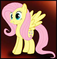 how to draw fluttershy from my little pony: friendship is magic