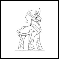 how to draw king sombra from my little pony - friendship is magic
