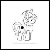 how to draw braeburn from my little pony - friendship is magic