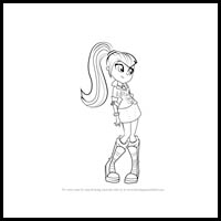 how to draw sonata dusk from my little pony - friendship is magic