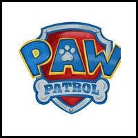 how to draw paw patrol badge