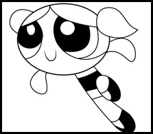 How to Draw Bubbles from The Powerpuff Girls