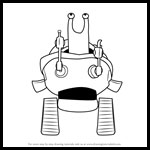 How to Draw RoboSnail from Rugrats