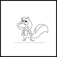 How to Draw Skunk from Skunk Fu!
