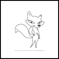 How to Draw Fox from Skunk Fu!
