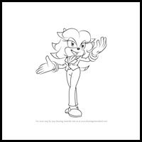 How to Draw Breezie the Hedgehog from Sonic the Hedgehog