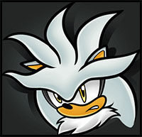 How to Draw Silver the Hedgehog Easy