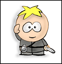 How to Draw Butters from South Park