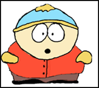 How to Draw South Park Characters - Cartman