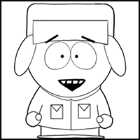 How to Draw Kyle Broflovski from South Park with Easy Step by Step Drawing Lesson