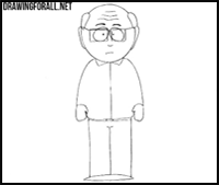 How to Draw Mr. Garrison from South Park
