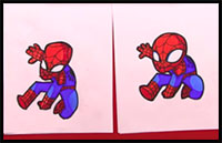 How to Draw Cartoon Spider-Man