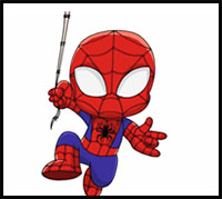 How to Draw Spiderman Comics : Drawing Tutorials & Drawing & How to Draw  Spiderman Comic Strips & Spiderman Cartoons Drawing Lessons Step by Step  Techniques for Cartoons & Illustrations