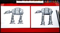 How to Draw An AT-AT Walker from Star Wars