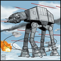 How to Draw an Imperial Walker, Imperial Walker